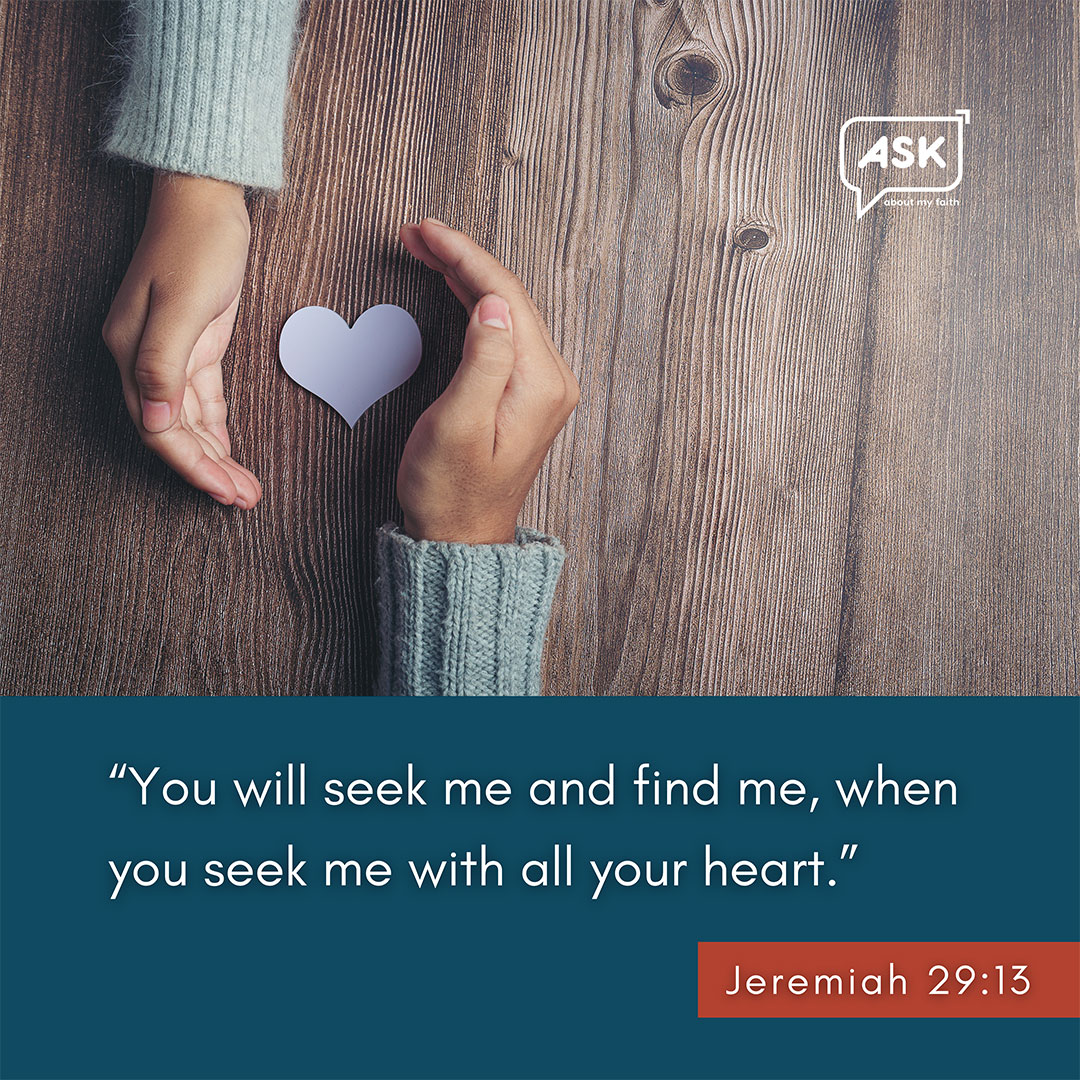 Bible Verse: Jeremiah 29:13