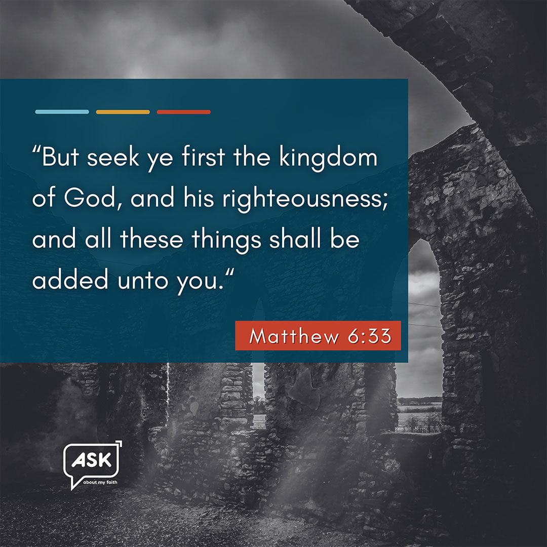 Bible Verse: Matthew 6:33