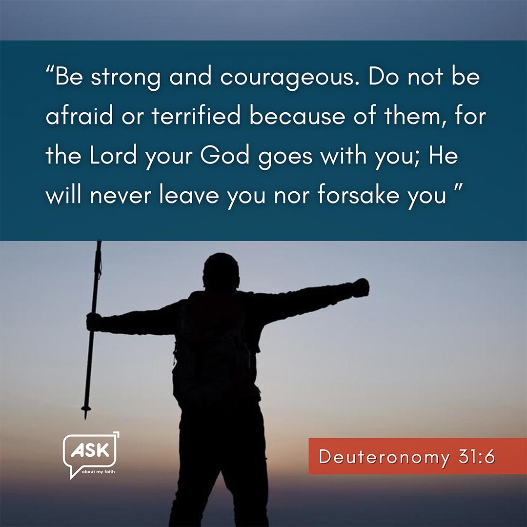 Bible Verse: Deuteronomy 31:6