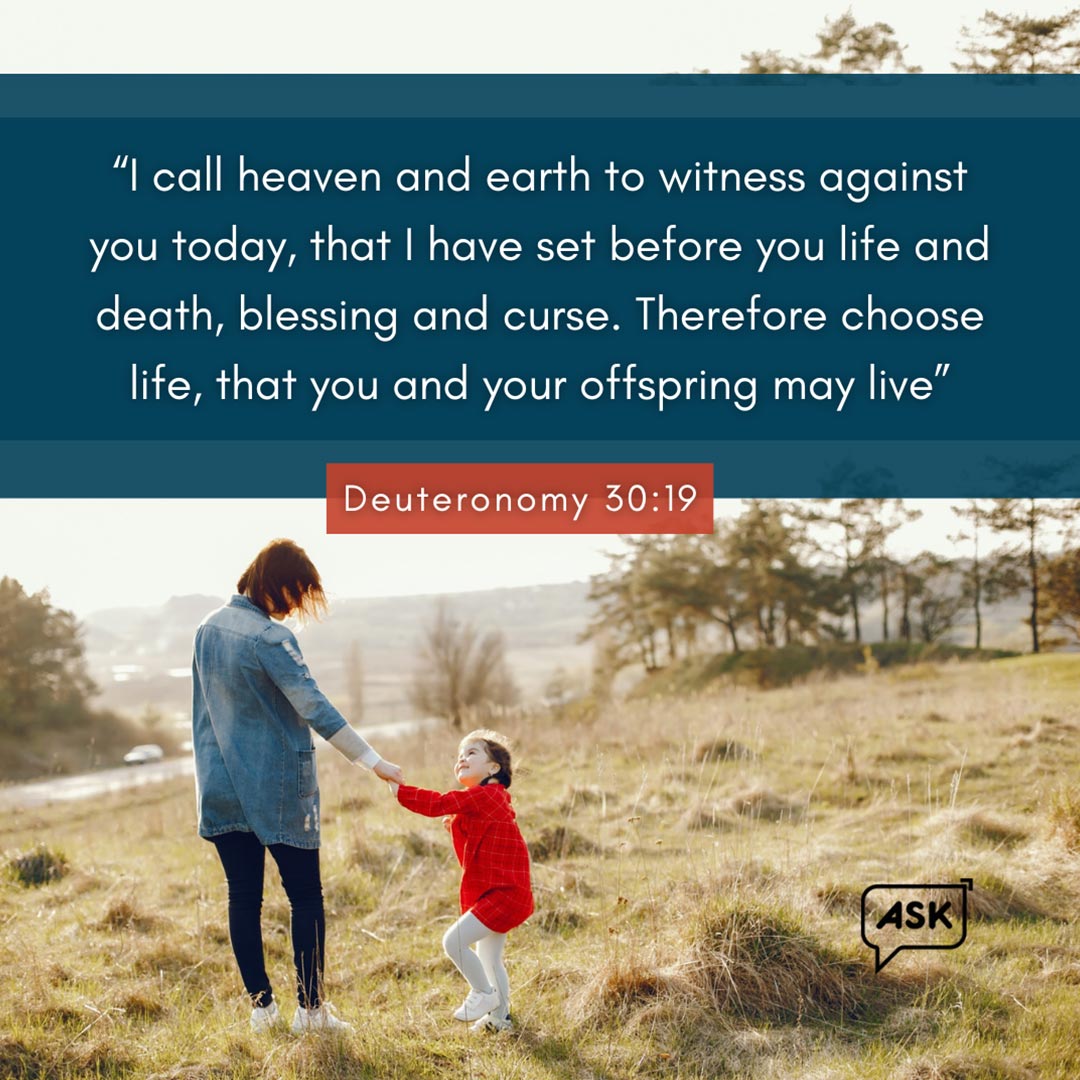 Bible Verse: Deuteronomy 30:19
