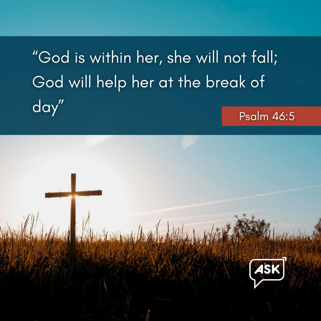 Bible Verse: Psalm 46:5