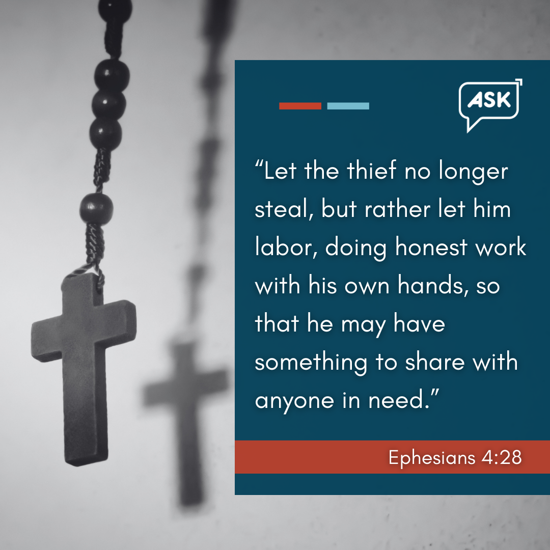 Bible Verse: Ephesians 4:28