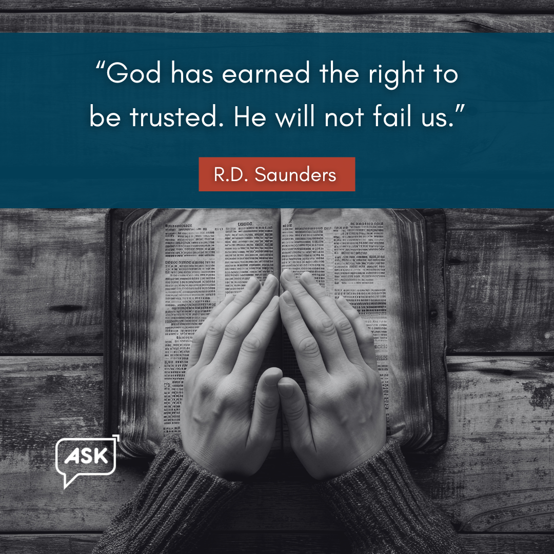 Bible Verse: R.D. Saunders