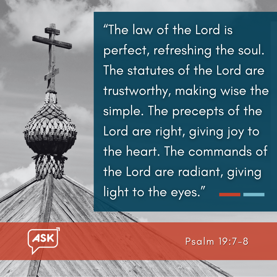 Bible Verse: Psalm 19:7-8
