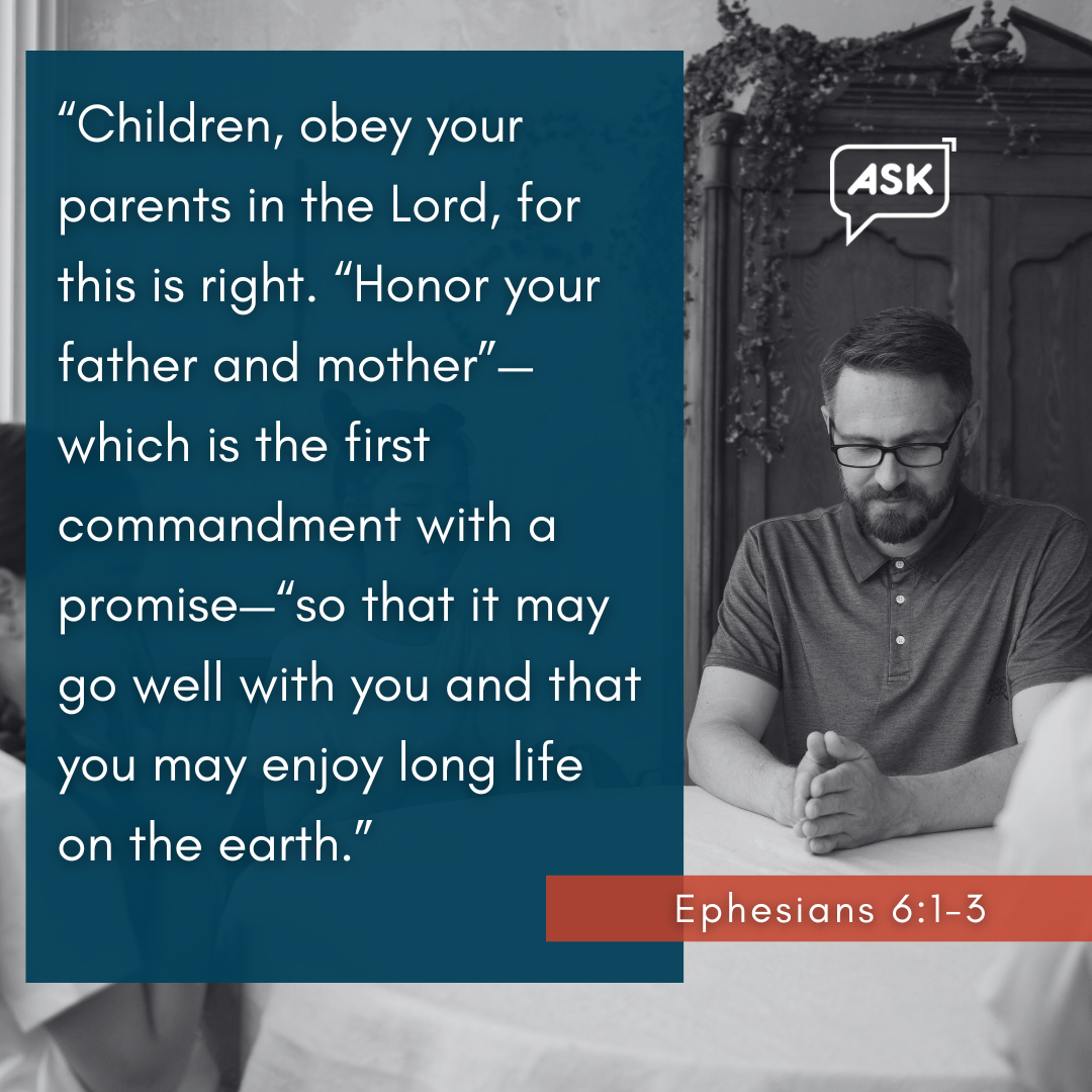 Bible Verse: Ephesians 6:1-3