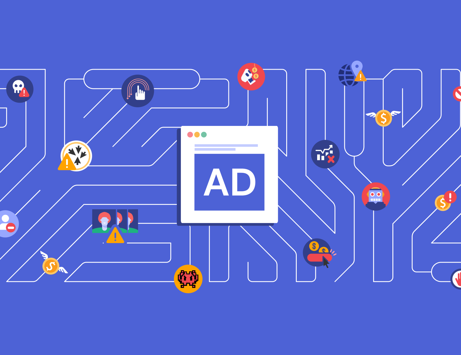 Search bidding automation alerts with competitor activity and warning signs of click fraud risk.