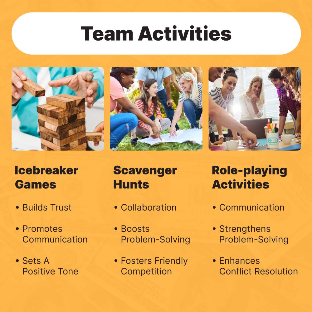 team bonding activities for work