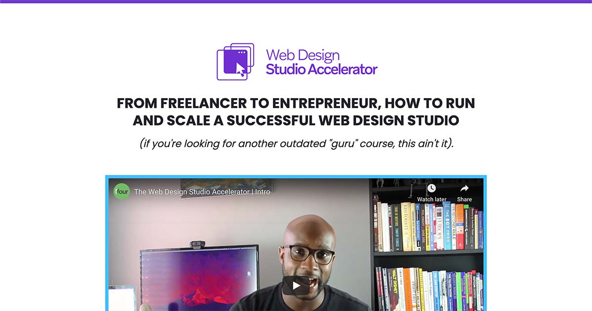 John Saunders Web Design Studio Accelerator 