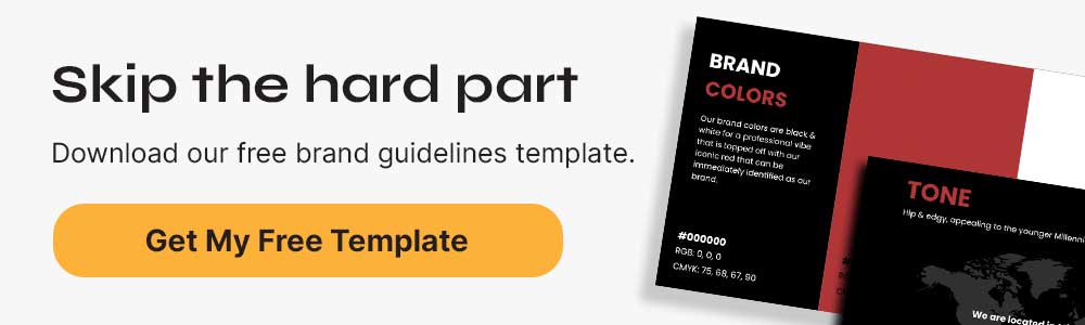 free brand guidelines template