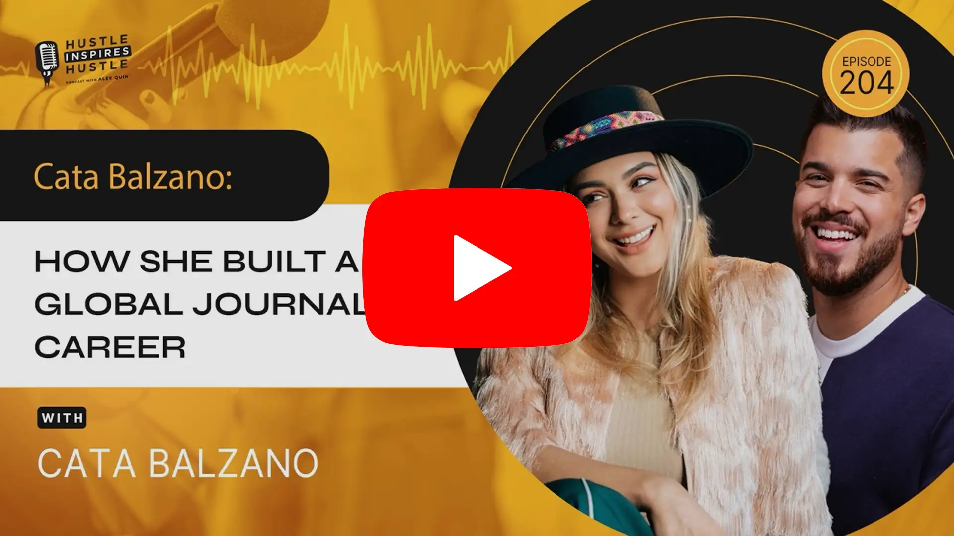 Cata Balzano : How She Built a Global Journalism Career - #204