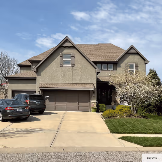 House Before & After Picture