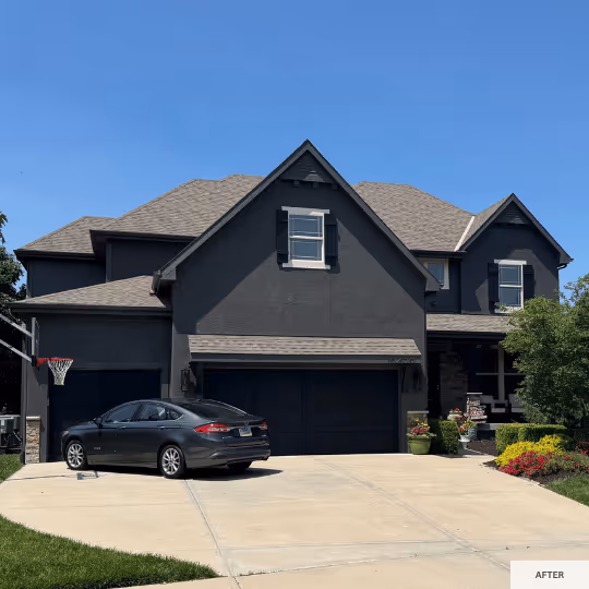 House Before & After Picture