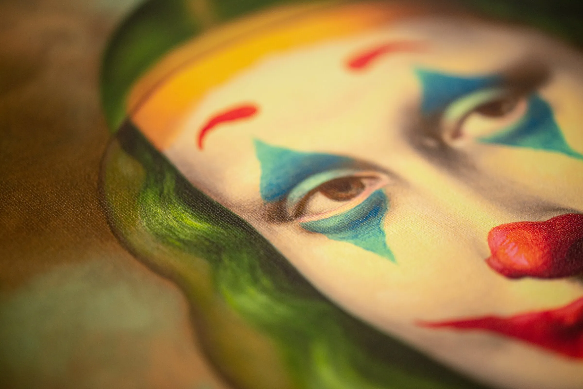 Canvas & Linen Printing - 'Mona Lisa Joker' by Alex Gross