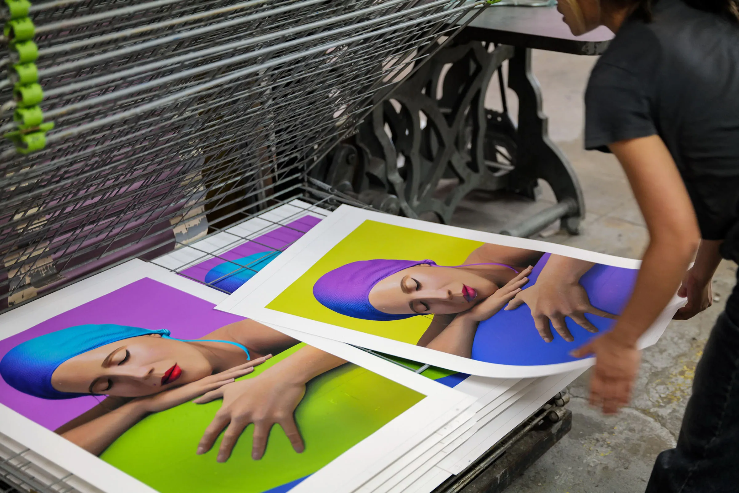 Hybrid Silkscreen Prints from Carole Feuerman's 'Serena' Suite II