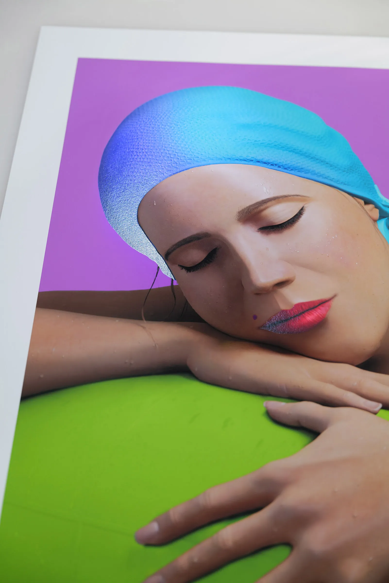 Archival pigment print with silkscreen gloss varnish -Carole Feuerman Serena 2023 - After