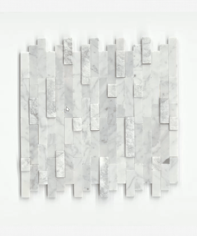 Displaying surface texture scans through changing directional light, on a tile scanned by Brooklyn Editions