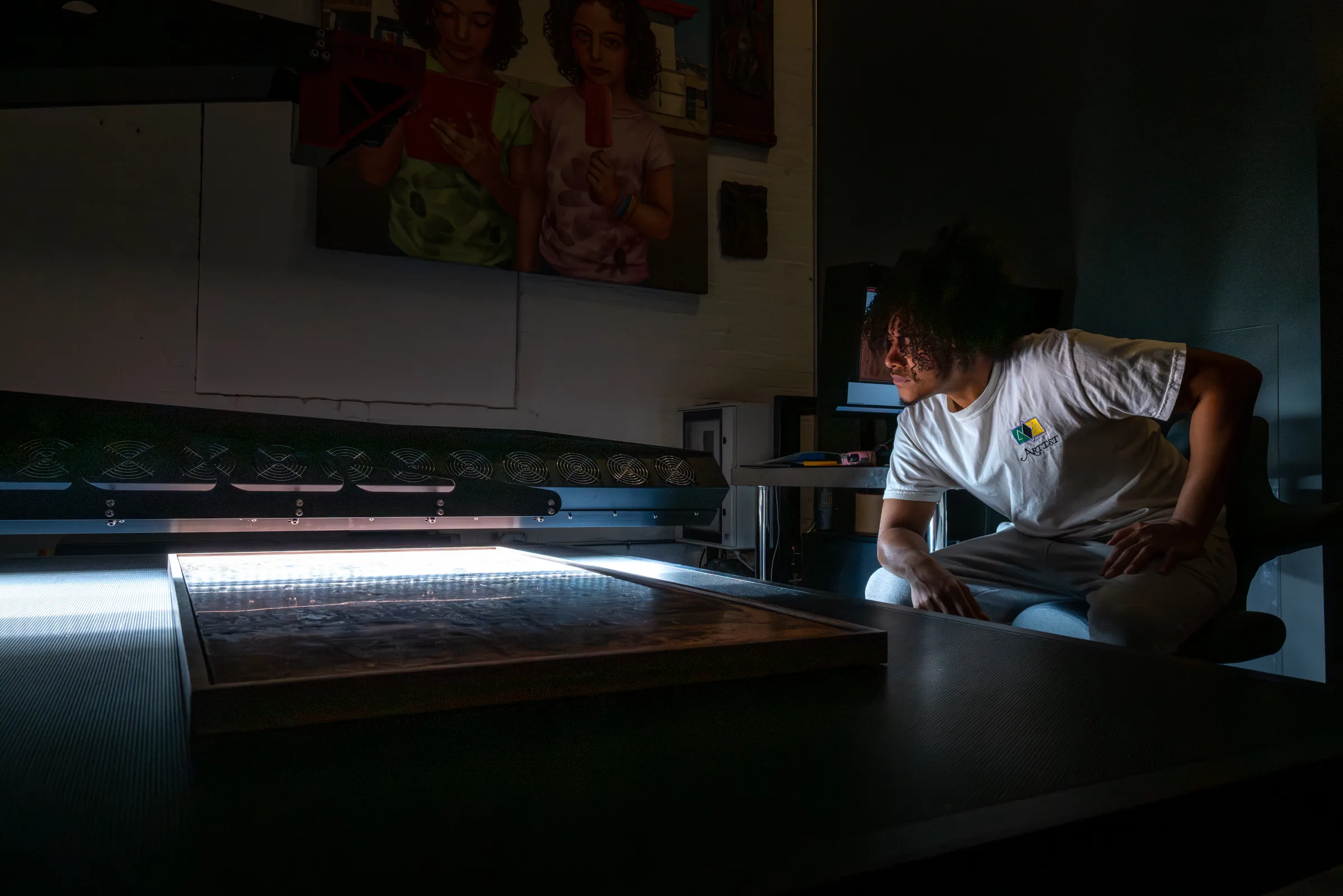 Fine art scanning at Brooklyn Editions
