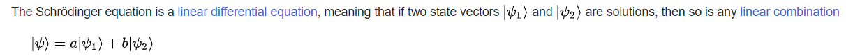 Schrodinger equation example