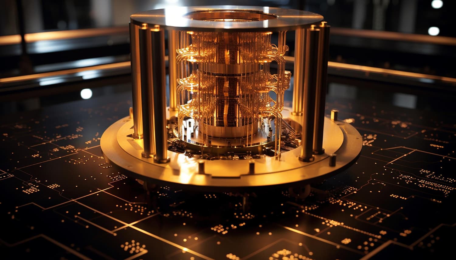 quantum computer futuristic digital computer