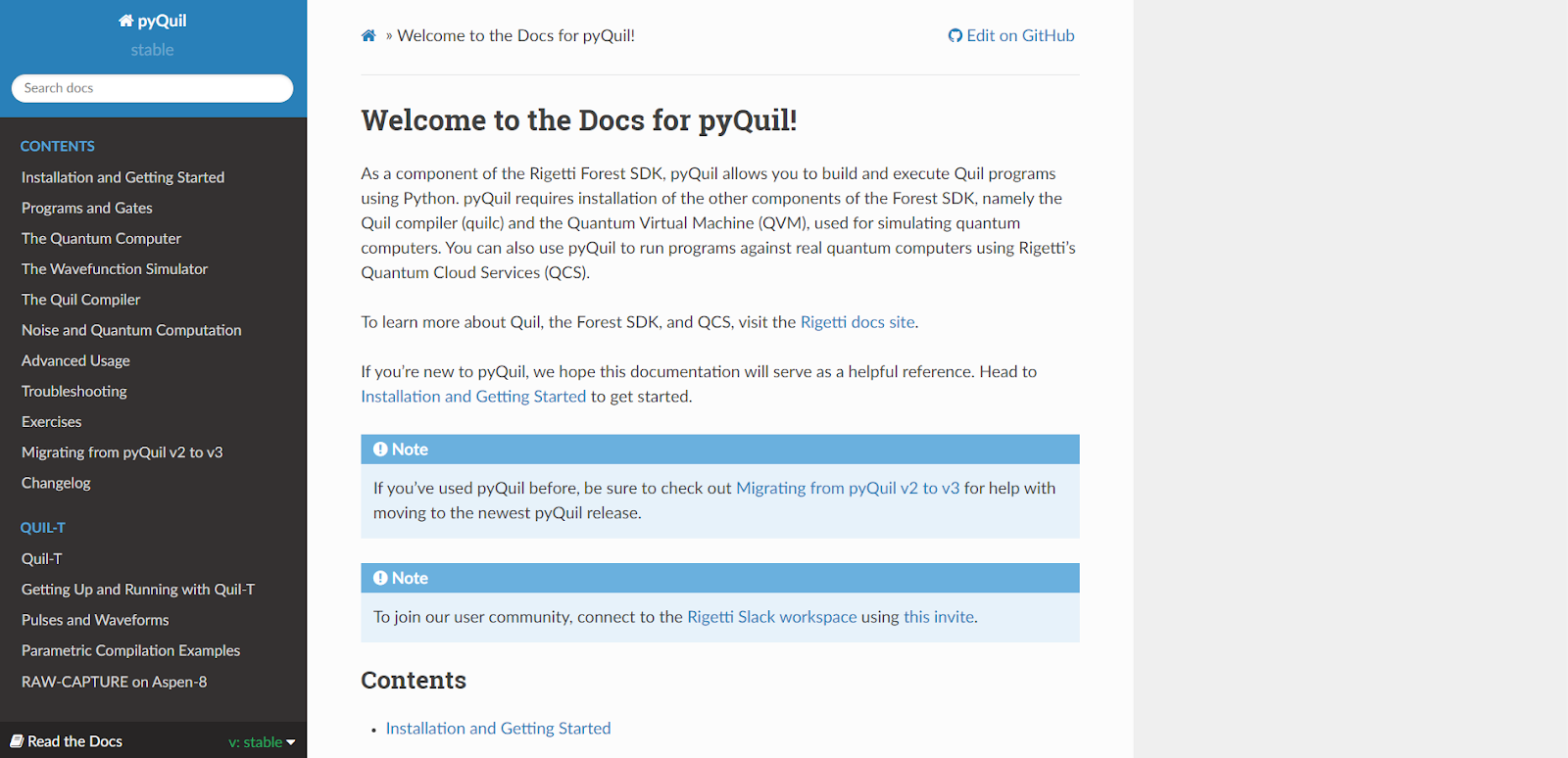 Pyquil quantum programing language