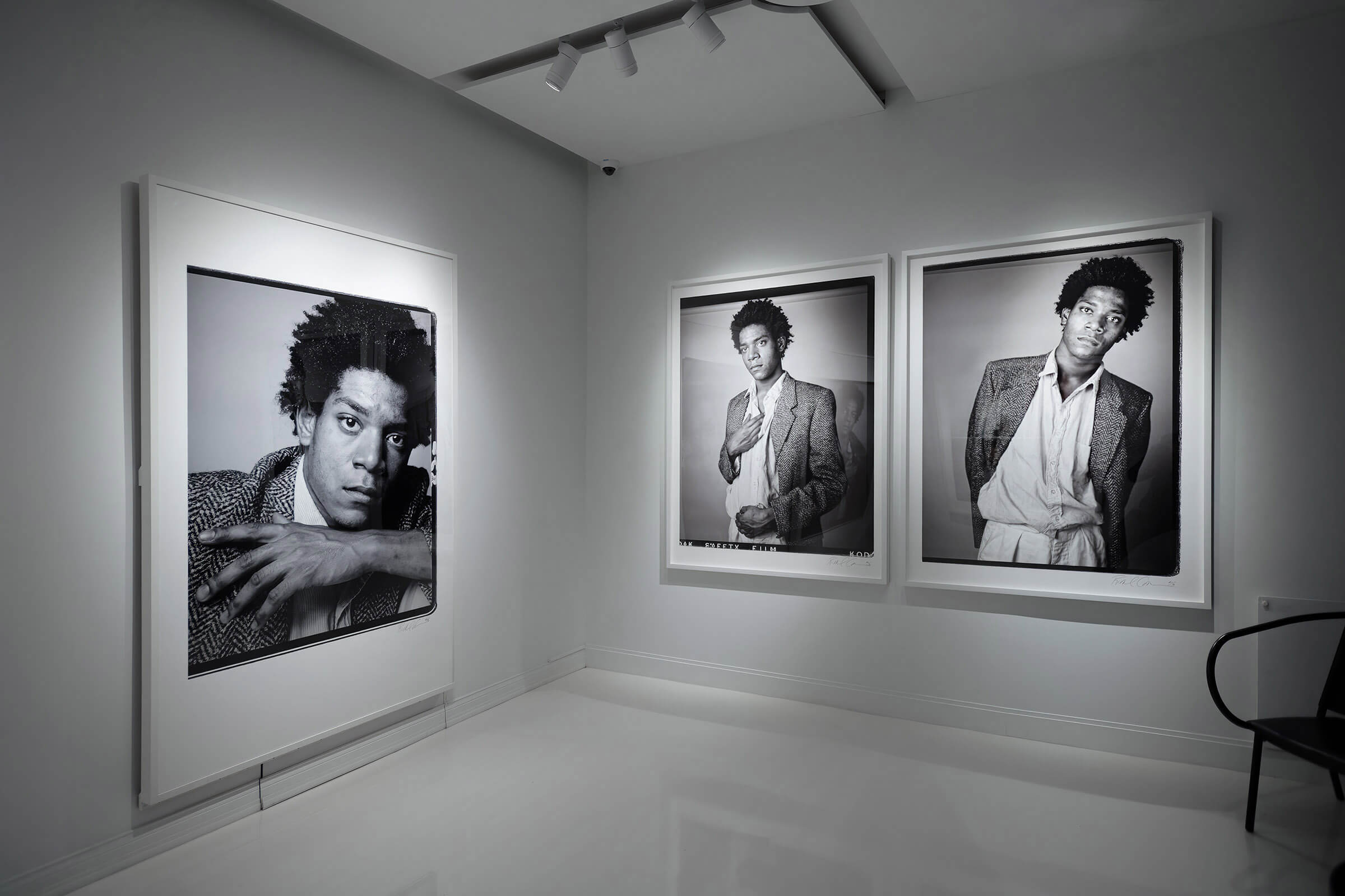 Exhibition photograph of 'Basquiat: A Portrait' by Richard Corman at Frevo New York, 2021