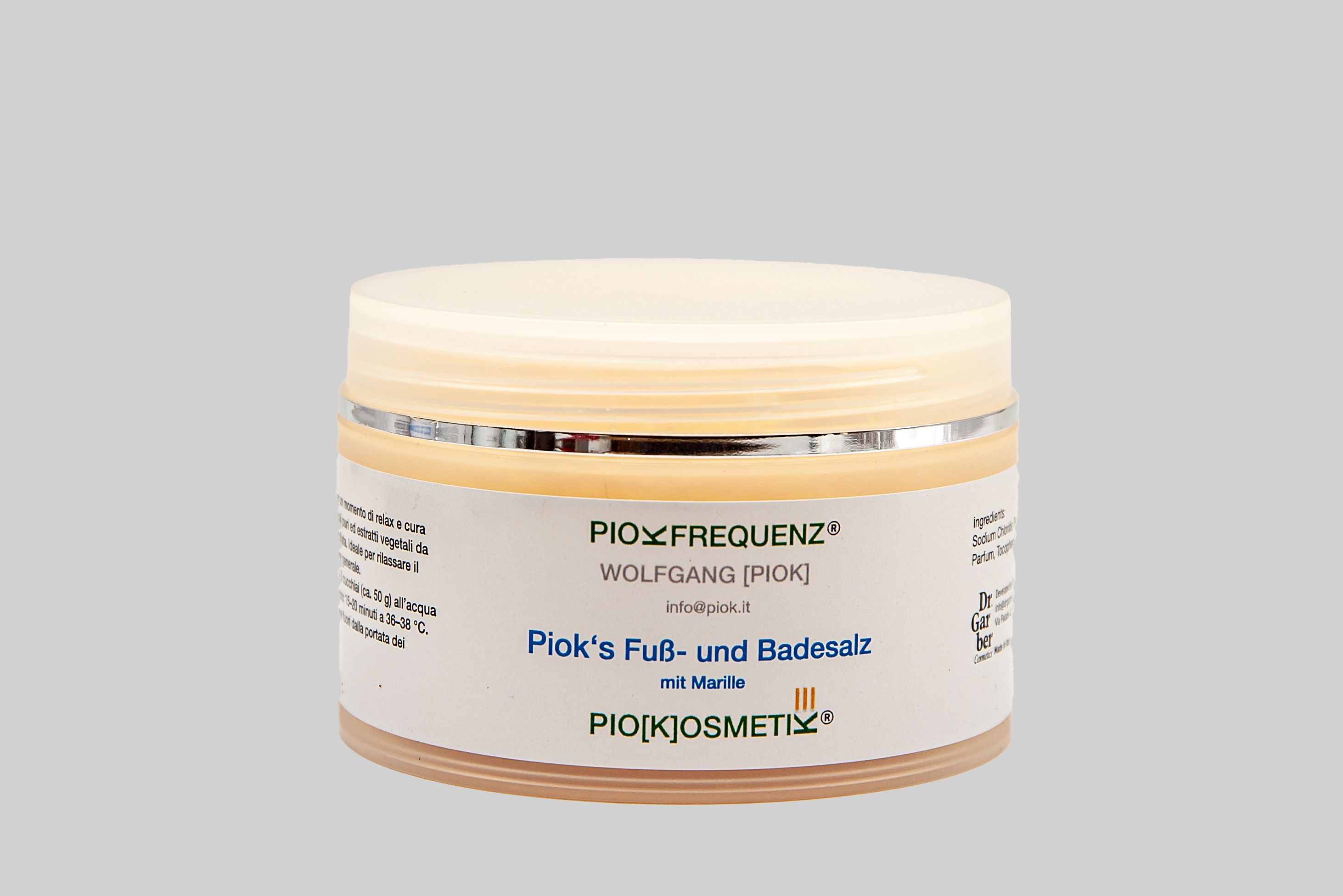 Marille-Fuss und Badesalz Marille 250g