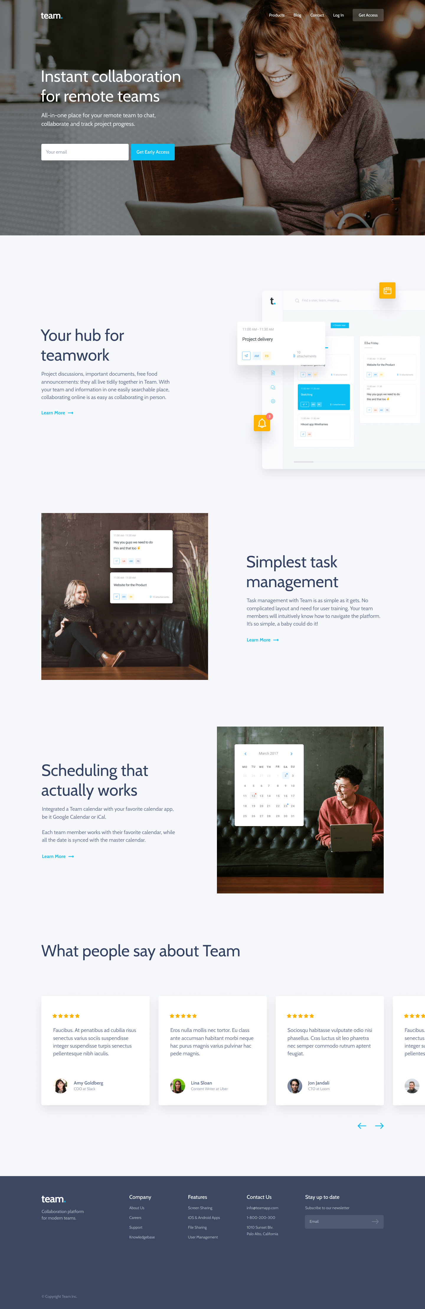 A screenshot of web page