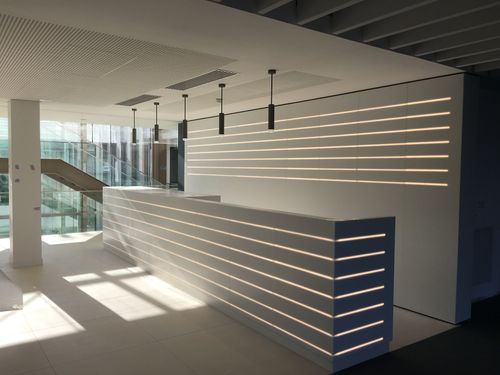 Menuiserie du siège de crédit agricole bordeaux - Legendre & Lureau menuiserie