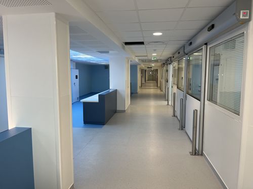 Projet menuiserie Legendre & Lureau - CHU Neurologique R+2