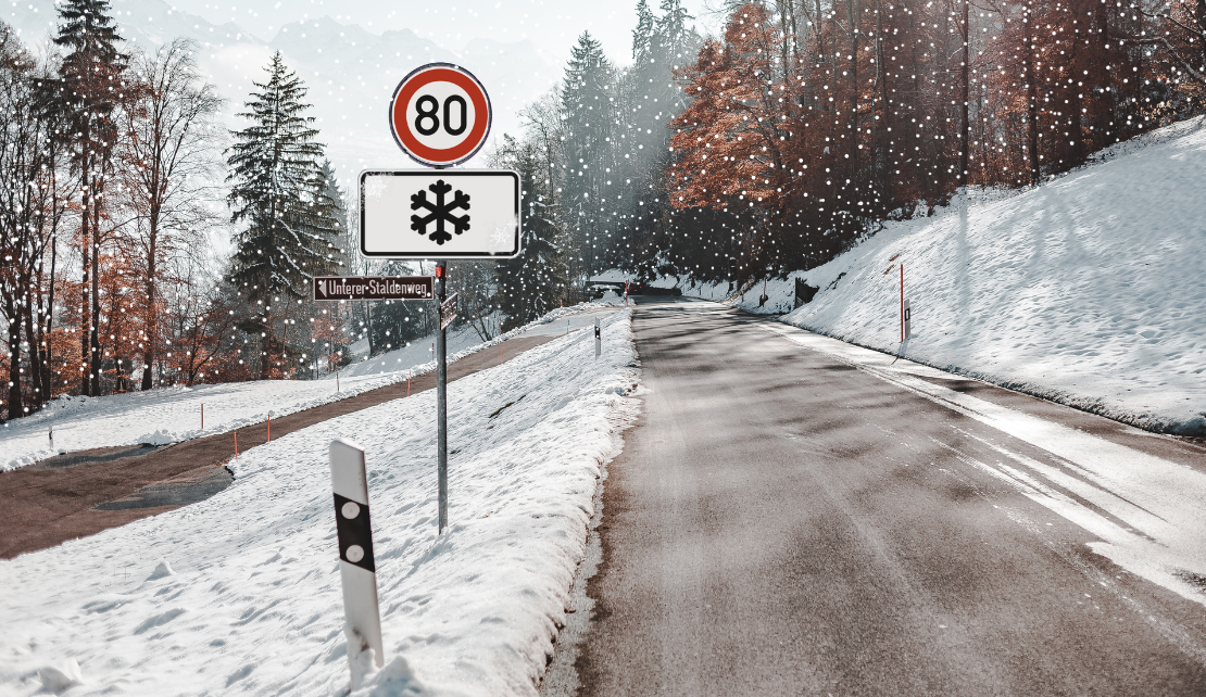 Stilvolle Worauf Weist Dieses Verkehrszeichen Hin Schnee Fotos