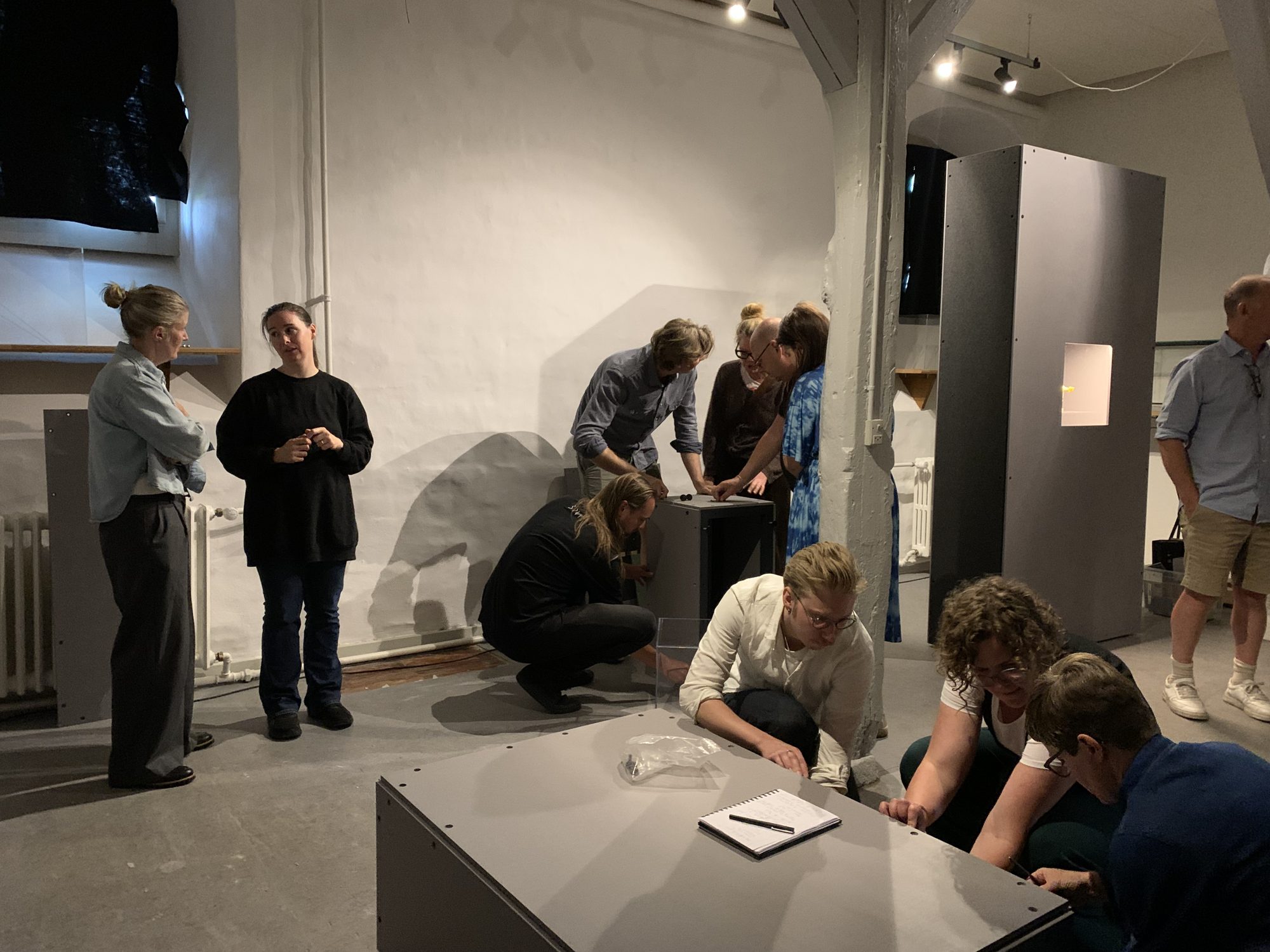 Deltagere samler moduler til prototypen
