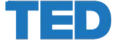 Logotipo oficial de TED Conferences en azul