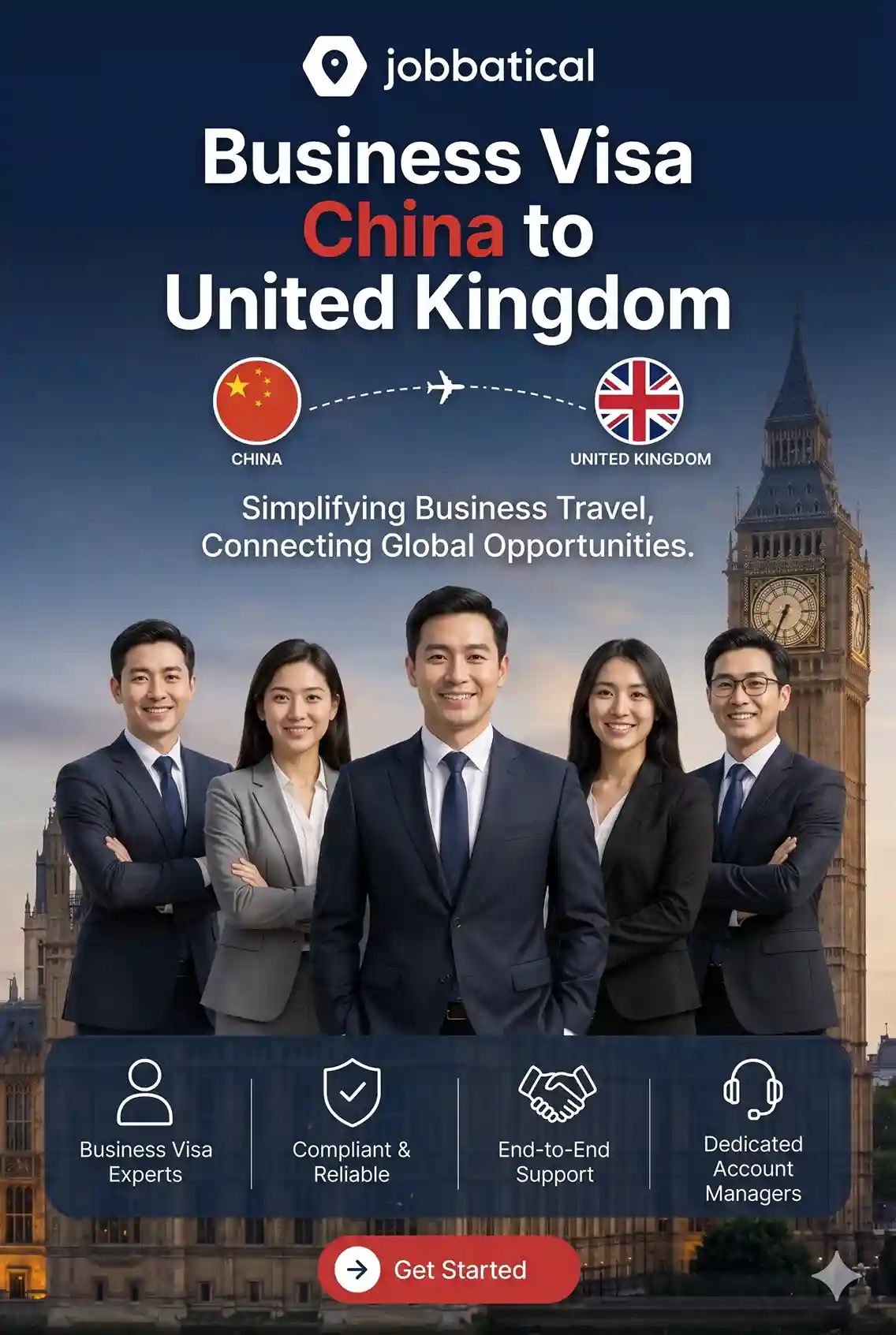 United Kingdom business visa services for Chinese professionals - requirements and processing by Jobbatical