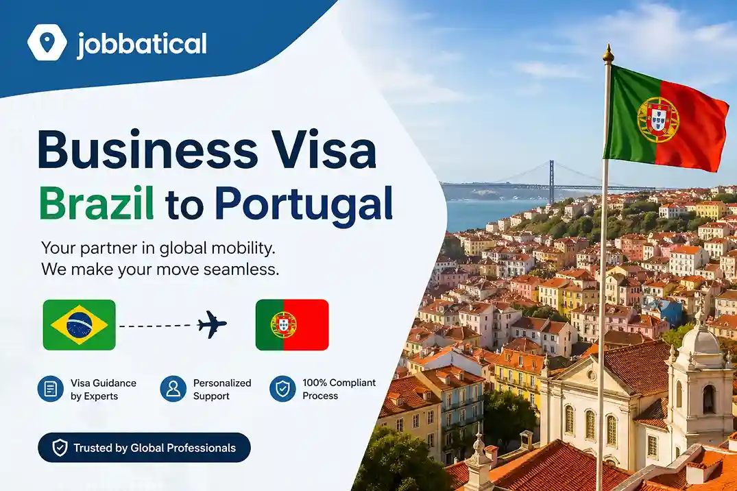 Brazil to Portugal business visa services for corporate teams – Schengen visa requirements and processing support by Jobbatical