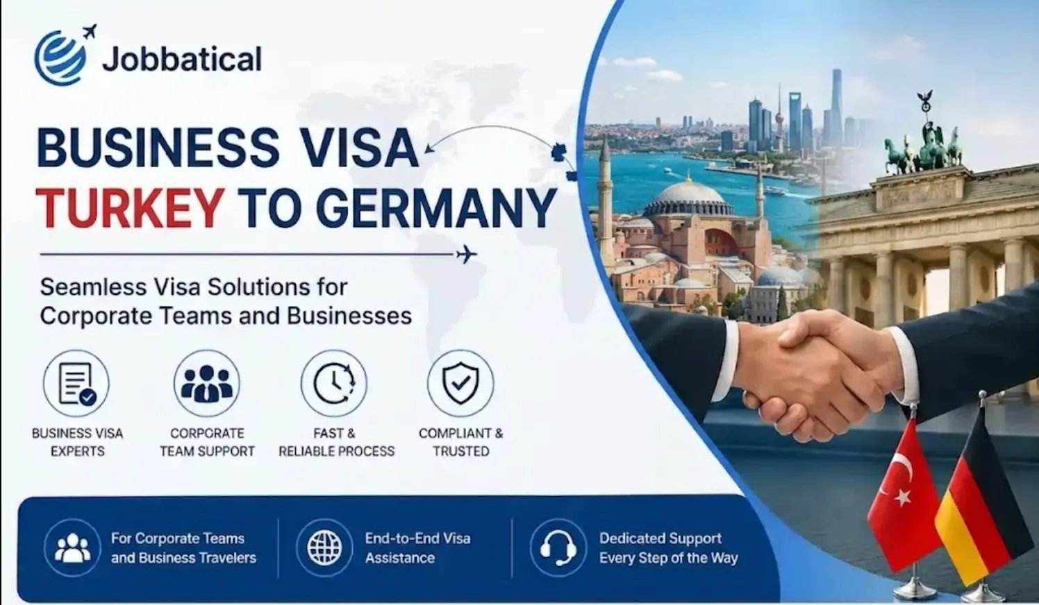 Requisitos para obtener un visado de negocios para Alemania destinados a ciudadanos turcos, incluyendo el proceso de iDATA, la documentación necesaria y los viajes para asistir a ferias comerciales