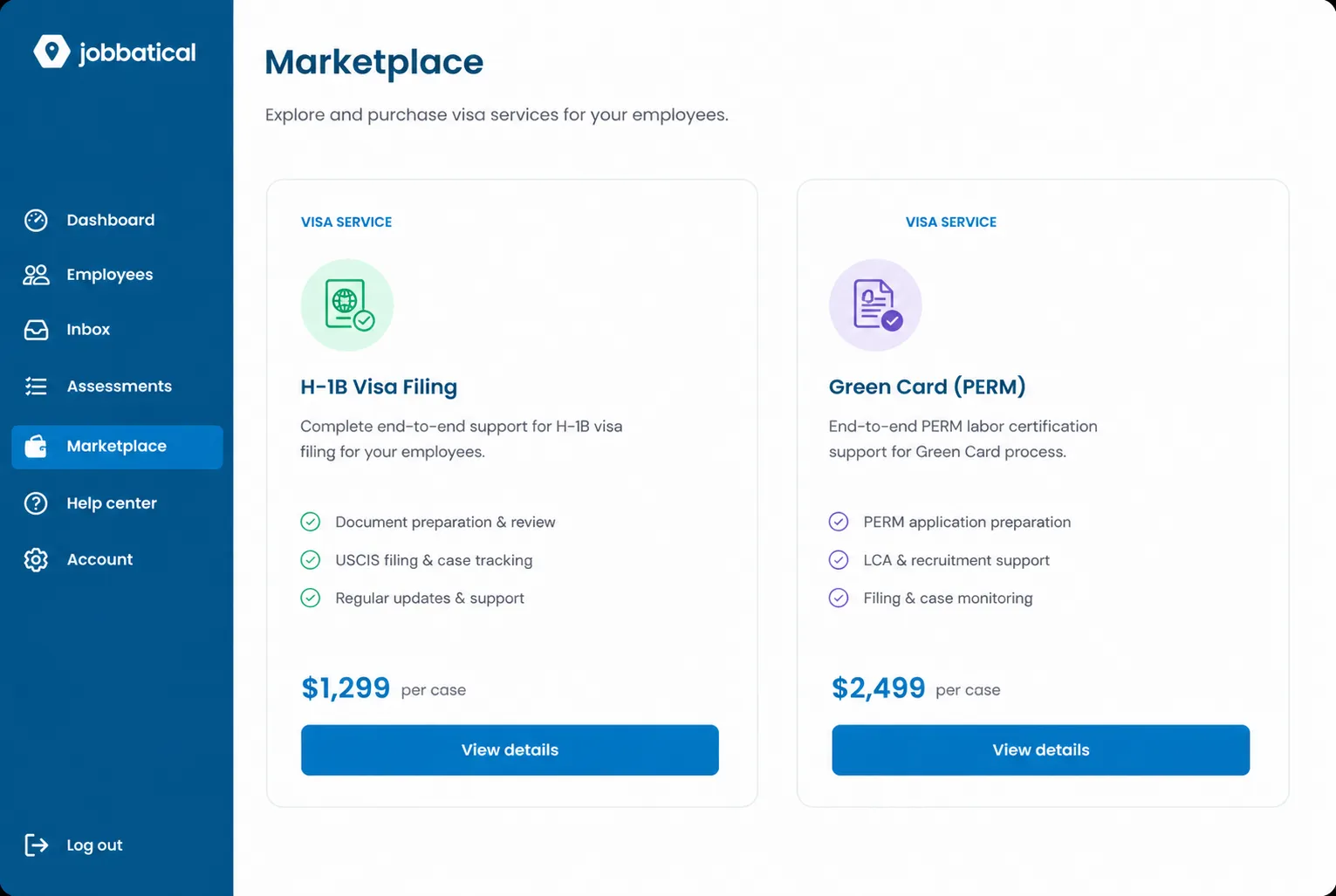 Marketplace ofrece servicios adicionales de inmigración a los que pueden recurrir los empleados