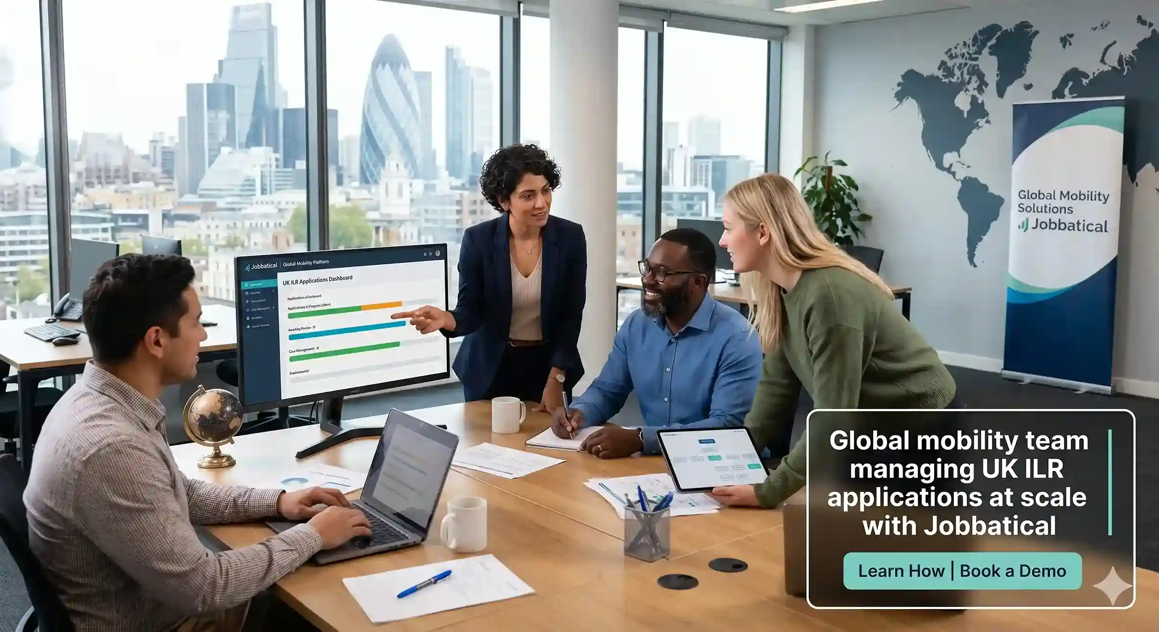 Global mobility team managing UK ILR applications at scale with Jobbatical