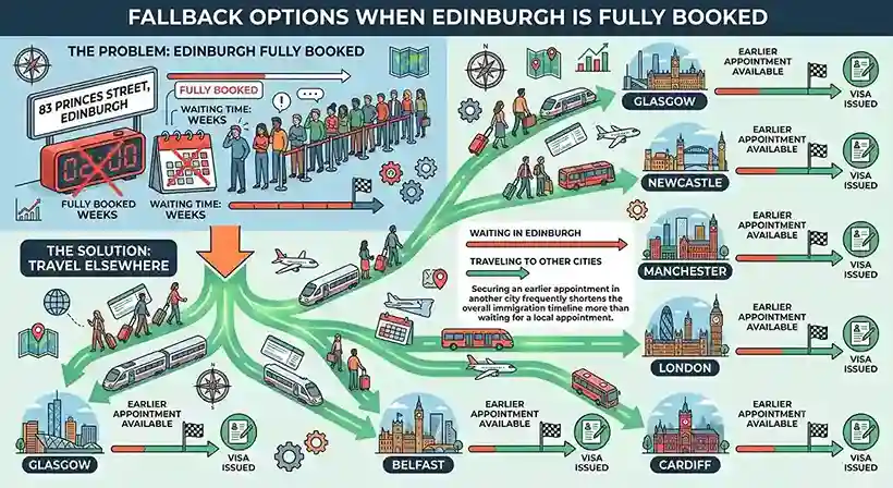 Fallback Options When Edinburgh Is Fully Booked