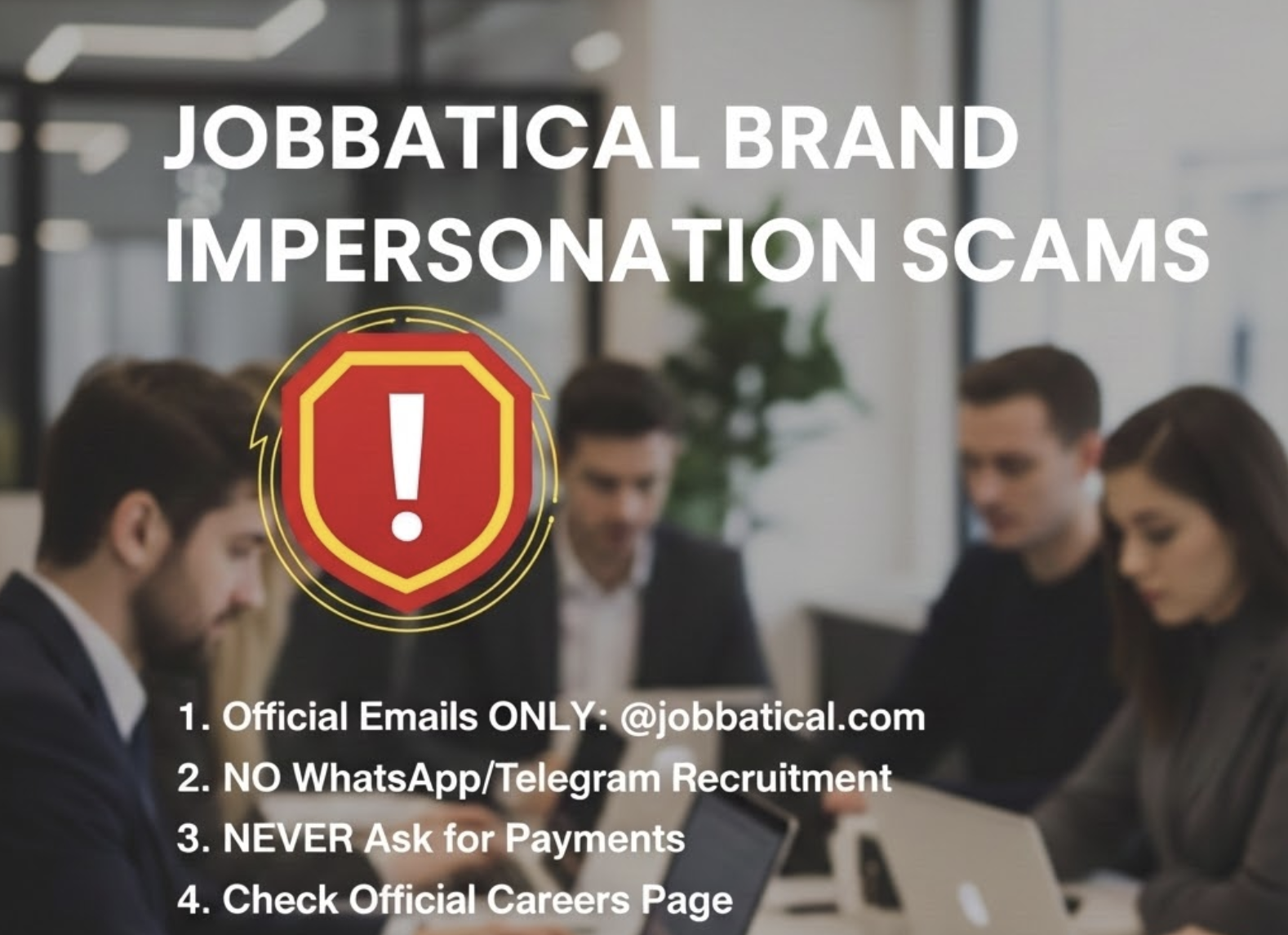 Protect Yourself from Jobbatical Brand Impersonation Scams