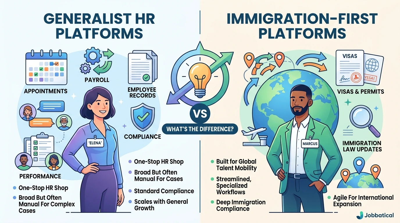 Generalist HR Platforms VS Immigration-First Platforms