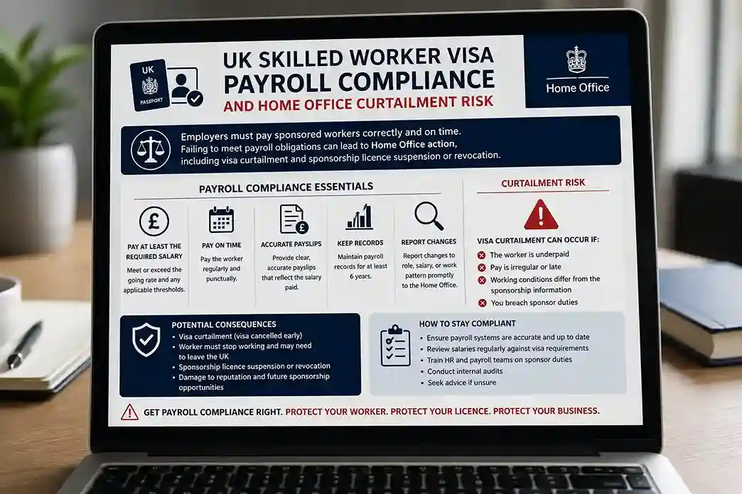 HR manager reviewing UK contract variation letter template with employee at desk