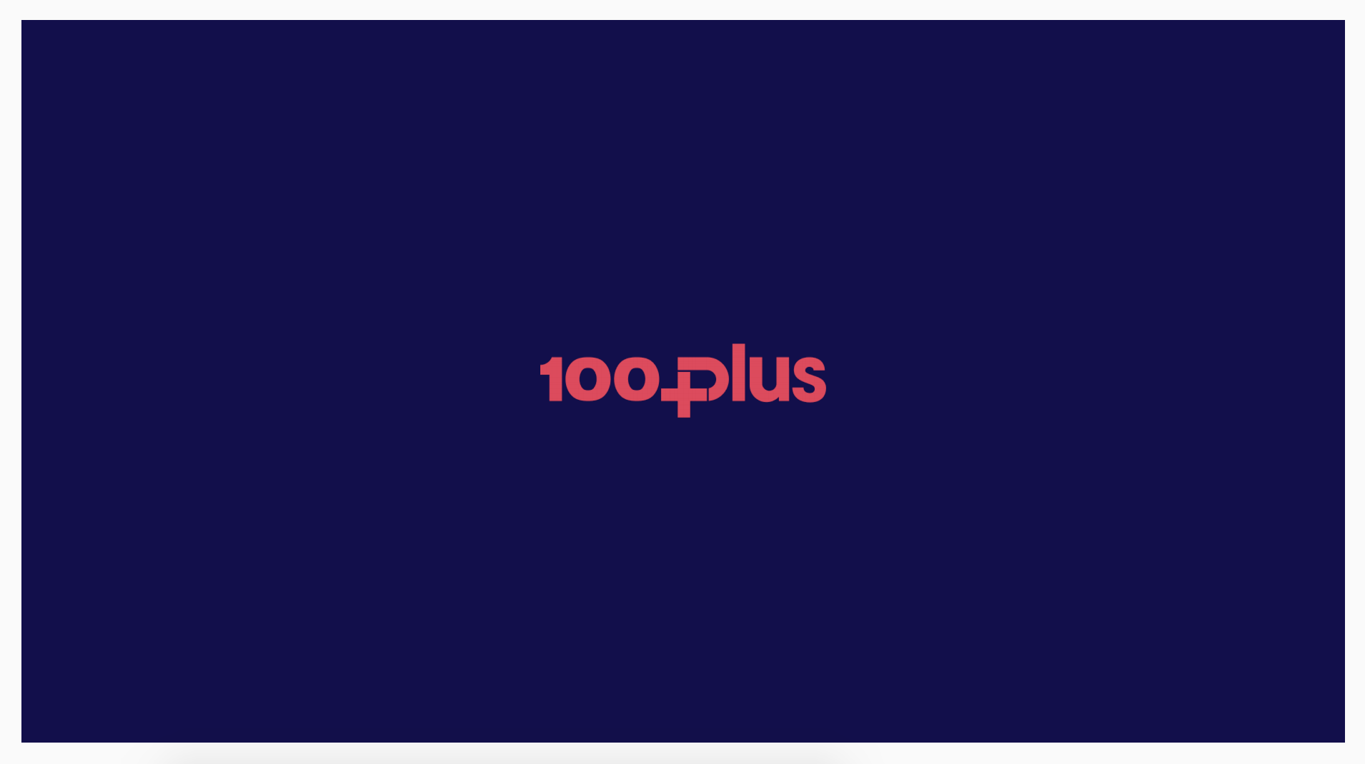 100plus pitch deck cover