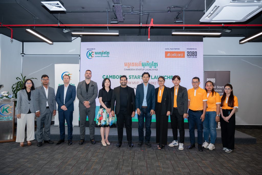 Cambodia Startup Launchpad launch with Khmer Enterprise.