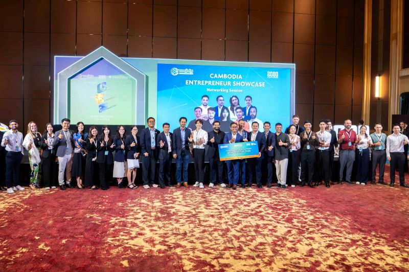 Participants at the Cambodia Entrepreneur Showcase in Phnom Penh.