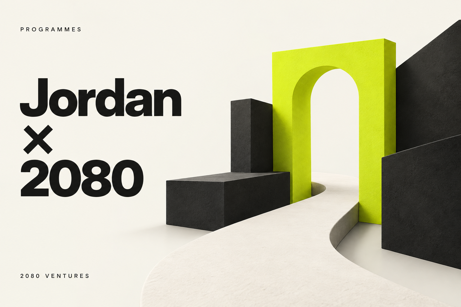 2080 Ventures editorial cover: Jordan x 2080 Accelerator Launches with 15 Startups