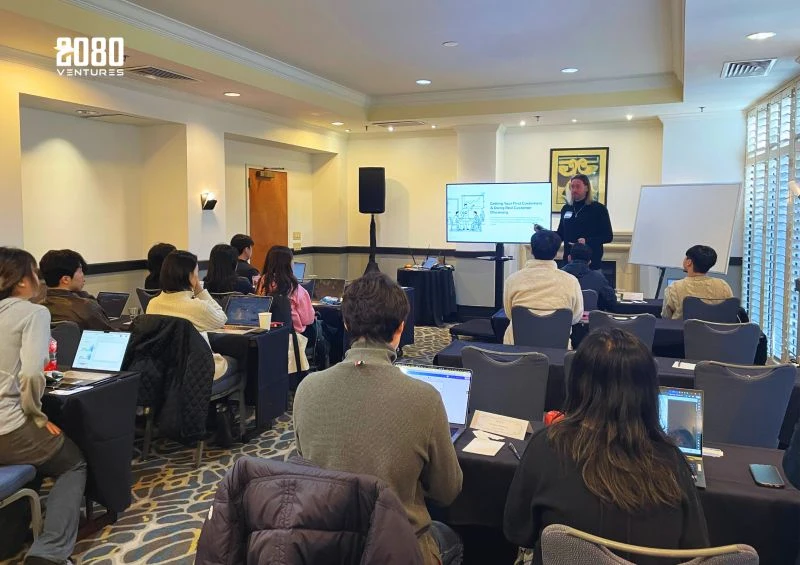 A learning session during the SNU founders’ Bay Area programme.