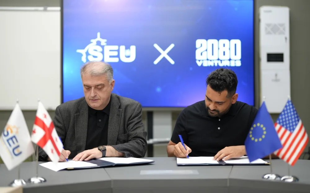 2080 Ventures and SEU signing ceremony