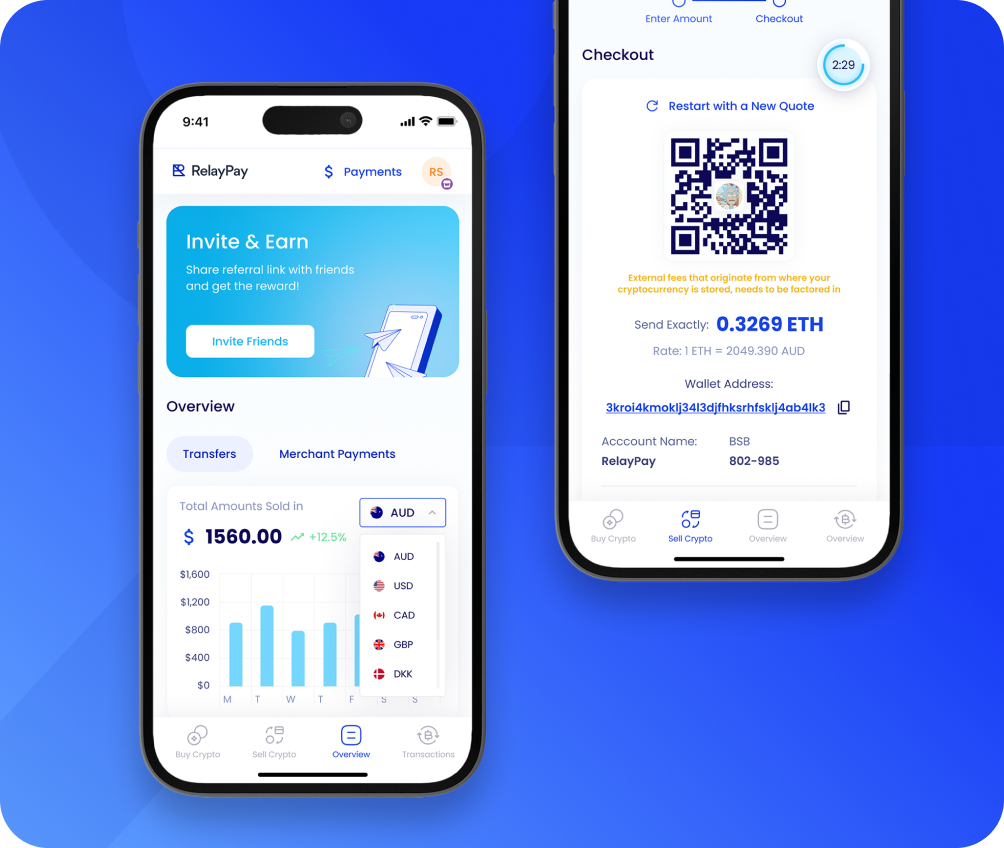 RelayPay Refferal Program widget