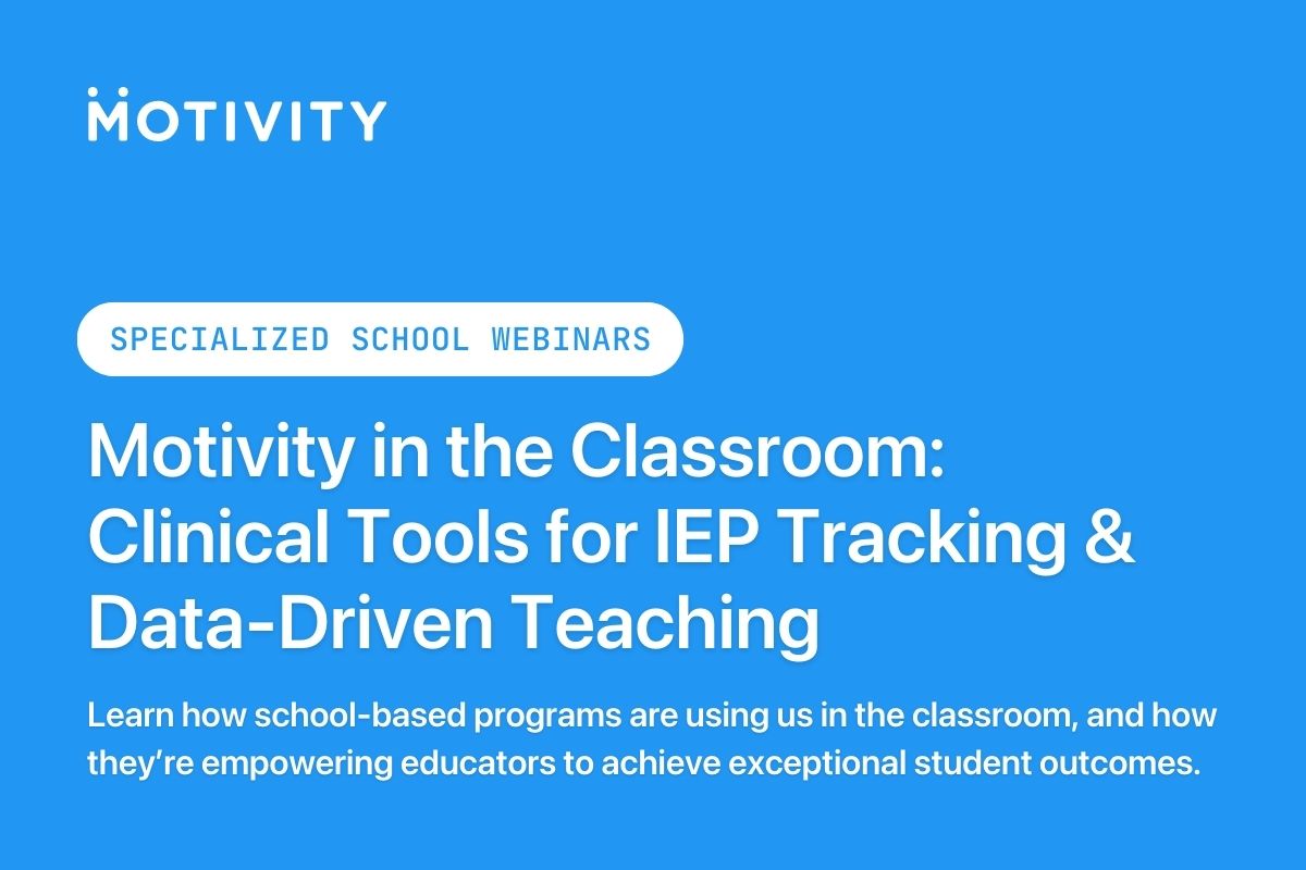 Special Education &amp; School-Based Solutions | Motivity