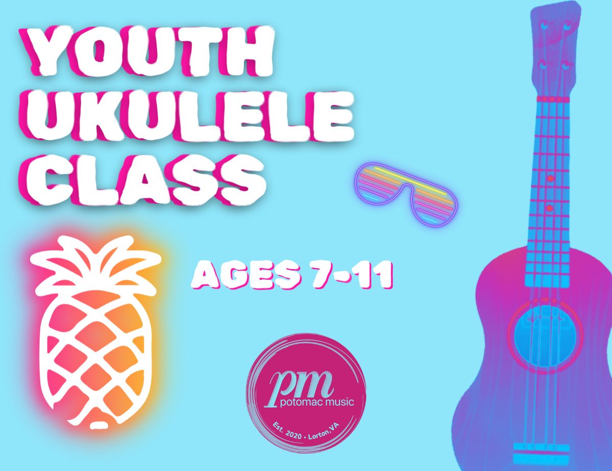 Youth ukulele class for ages 7 - 11